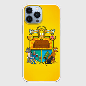 Чехол для iPhone 13 Pro Max с принтом Simpsons nation в Кировске,  |  | gomer | simpsons | the simpson | гомер | мульт | мультфильм | симпсоны