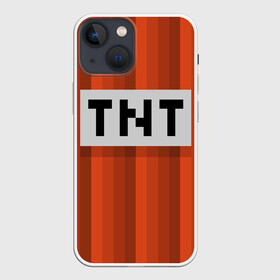 Чехол для iPhone 13 mini с принтом TNT в Кировске,  |  | игры | красный | лето | майнкрафт | тнт