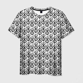 Мужская футболка 3D с принтом Берсерк много логотипов в Кировске, 100% полиэфир | прямой крой, круглый вырез горловины, длина до линии бедер | anime | berserk | аниме | берсерк | бесерк | гатс | манга | мультфильм