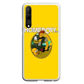 Чехол для Honor P30 с принтом Homer Cry в Кировске, Силикон | Область печати: задняя сторона чехла, без боковых панелей | far cry | farcray | gomer | homer | simpsons | the simpson | гомер | мульт | мультфильм | симпсоны | фар край