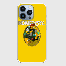 Чехол для iPhone 13 Pro с принтом Homer Cry в Кировске,  |  | far cry | farcray | gomer | homer | simpsons | the simpson | гомер | мульт | мультфильм | симпсоны | фар край