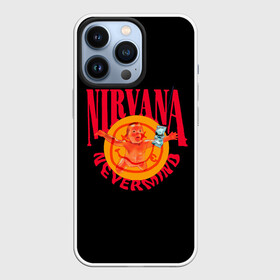 Чехол для iPhone 13 Pro с принтом Nevermind в Кировске,  |  | alternative | kurt cobain | metall | music | nirvana | rock | альтернатива | курт кобейн | курт кобэйн | металл | музыка | нирвана | нирванна | рок