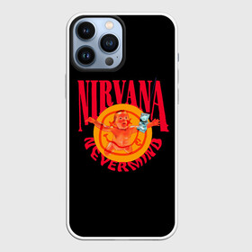 Чехол для iPhone 13 Pro Max с принтом Nevermind в Кировске,  |  | alternative | kurt cobain | metall | music | nirvana | rock | альтернатива | курт кобейн | курт кобэйн | металл | музыка | нирвана | нирванна | рок