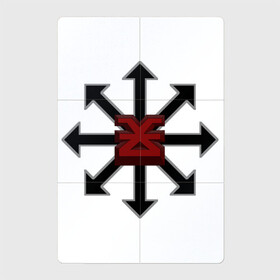 Магнитный плакат 2Х3 с принтом Звезда Хаоса Кхорна в Кировске, Полимерный материал с магнитным слоем | 6 деталей размером 9*9 см | blood god | khorne | wh40k | ваха | звезда | кхорн | хаос