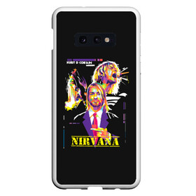 Чехол для Samsung S10E с принтом Kurt Cobain в Кировске, Силикон | Область печати: задняя сторона чехла, без боковых панелей | alternative | kurt cobain | metall | music | nirvana | rock | альтернатива | курт кобейн | курт кобэйн | металл | музыка | нирвана | нирванна | рок