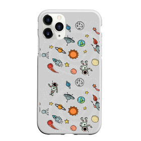 Чехол для iPhone 11 Pro Max матовый с принтом Космический астронавт в Кировске, Силикон |  | космос | луна | млечный путь | ракета | станция