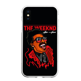 Чехол для iPhone XS Max матовый с принтом The Weeknd - After Hours в Кировске, Силикон | Область печати: задняя сторона чехла, без боковых панелей | blinding lights | music | pop | star boy | the weekend | the weeknd | музыка | уикенд