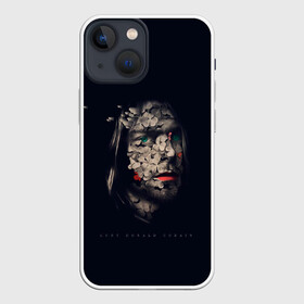 Чехол для iPhone 13 mini с принтом Цветочный Курт в Кировске,  |  | alternative | kurt cobain | metall | music | nirvana | rock | альтернатива | курт кобейн | курт кобэйн | металл | музыка | нирвана | нирванна | рок