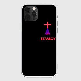 Чехол для iPhone 12 Pro с принтом STARBOY - The Weeknd в Кировске, силикон | область печати: задняя сторона чехла, без боковых панелей | Тематика изображения на принте: blinding lights | music | pop | star boy | the weekend | the weeknd | музыка | уикенд