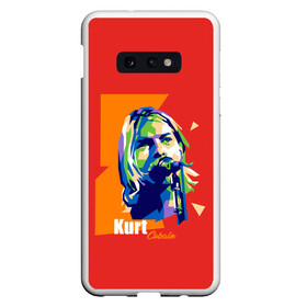 Чехол для Samsung S10E с принтом Kurt Cobain в Кировске, Силикон | Область печати: задняя сторона чехла, без боковых панелей | alternative | kurt cobain | metall | music | nirvana | rock | альтернатива | курт кобейн | курт кобэйн | металл | музыка | нирвана | нирванна | рок