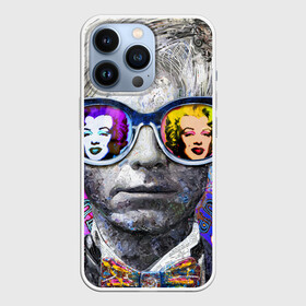 Чехол для iPhone 13 Pro с принтом Andy Warhol (Энди Уорхол) в Кировске,  |  | andy warhol | warhol | бабочка | берюзовая | бирюзовая мэрилин | галстук бабочка | картина | мерелин | мерлин | мэрелин | мэрилин | очки | портрет | уорхол | энди уорхол | эндрю уорхол