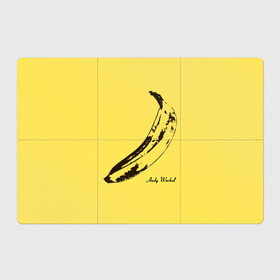 Магнитный плакат 3Х2 с принтом Энди Уорхол - Банан в Кировске, Полимерный материал с магнитным слоем | 6 деталей размером 9*9 см | Тематика изображения на принте: andy warhol | warhol | банан | желтый | картина | уорхол | энди уорхол | эндрю уорхол