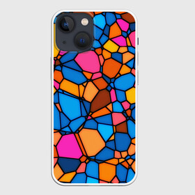Чехол для iPhone 13 mini с принтом Mosaic в Кировске,  |  | mosaic | мозаика | стекло | текстура