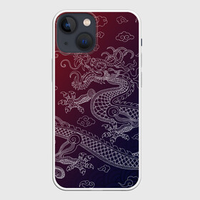 Чехол для iPhone 13 mini с принтом Традиционный китайский дракон в Кировске,  |  | азиатский дракон | дракон | китайский дракон | традиционный | традиционный азиатский дракон | традиционный дракон | традиционный китайский дракон | традиционный японский дракон