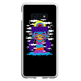Чехол для Samsung S10E с принтом Арт /  Pop Art в Кировске, Силикон | Область печати: задняя сторона чехла, без боковых панелей | art | pop art | арт | водопад | глаз | губы | девушка | облака | психоделика