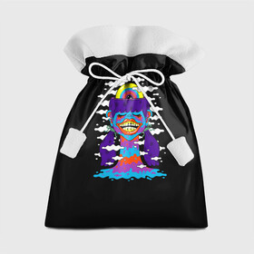 Подарочный 3D мешок с принтом Арт /  Pop Art в Кировске, 100% полиэстер | Размер: 29*39 см | Тематика изображения на принте: art | pop art | арт | водопад | глаз | губы | девушка | облака | психоделика