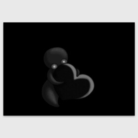 Поздравительная открытка с принтом Сердце в Кировске, 100% бумага | плотность бумаги 280 г/м2, матовая, на обратной стороне линовка и место для марки
 | black | dark | gothic | gray | heart | monochrome | mork2028 | shadow | готический | монохромный | морк2028 | сердце | серый | тень | тьма | чёрно белый | чёрный
