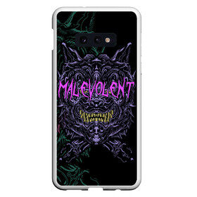 Чехол для Samsung S10E с принтом MALEVOLENT / ANGRY DOG в Кировске, Силикон | Область печати: задняя сторона чехла, без боковых панелей | angry dog | готический | дог | животные | зверь | злая собака | зубы | клыки | монстр | оскал | пасть | пес | челюсть