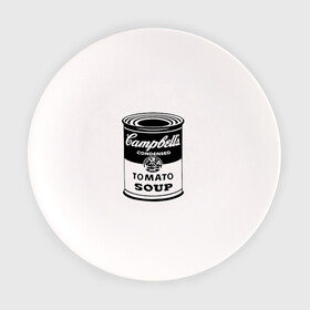 Тарелка с принтом Энди Уорхол суп Кэмпбелл в Кировске, фарфор | диаметр - 210 мм
диаметр для нанесения принта - 120 мм | andy warhol | искусство | суп кэмпбелл | энди уорхол