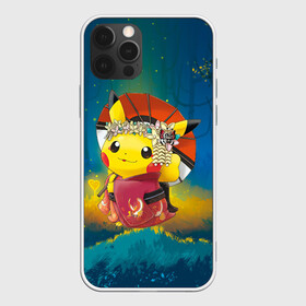 Чехол для iPhone 12 Pro Max с принтом Пикачу гейша в Кировске, Силикон |  | anime | picachu | pikachu | аниме | милый | пика | пикачу | покебол | покемон