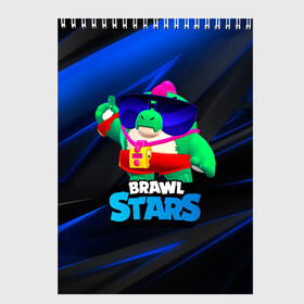 Скетчбук с принтом Базз Buzz Brawl Stars в Кировске, 100% бумага
 | 48 листов, плотность листов — 100 г/м2, плотность картонной обложки — 250 г/м2. Листы скреплены сверху удобной пружинной спиралью | Тематика изображения на принте: brawl | brawl stars | brawlstars | brawl_stars | buz | buzz | баз | базз | бравл | бравлстарс | буз