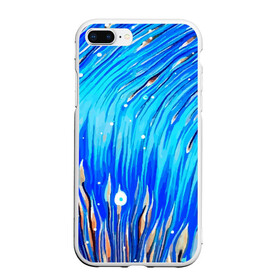 Чехол для iPhone 7Plus/8 Plus матовый с принтом Морские водоросли! в Кировске, Силикон | Область печати: задняя сторона чехла, без боковых панелей | гавайи. | море | океан | отдых | пляж | спокойствие | штиль