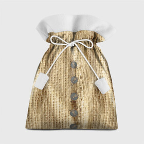 Подарочный 3D мешок с принтом Мешок счастья в Кировске, 100% полиэстер | Размер: 29*39 см | Тематика изображения на принте: мешковатый | мешок | плетение | прикол | циновка | эко | экологично