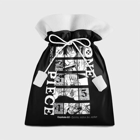 Подарочный 3D мешок с принтом ONE PIECE Главные герои  в Кировске, 100% полиэстер | Размер: 29*39 см | anime | luffy | one piece | zoro | аниме | большой куш | ван пис | вон пис | зоро | луфи | луффи | нанами | пират | пираты | ророна