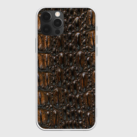 Чехол для iPhone 12 Pro Max с принтом Рептилоид в Кировске, Силикон |  | Тематика изображения на принте: берегите природу | кожа | корокодил