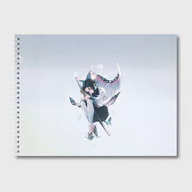 Альбом для рисования с принтом Канае Котё в Кировске, 100% бумага
 | матовая бумага, плотность 200 мг. | anime | kimetsu no yaiba | аниме | анимэ | клинок рассекающий демонов