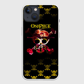 Чехол для iPhone 13 с принтом Пираты Соломенной Шляпы | One Piece в Кировске,  |  | anime | manga | one piece | аниме | большой куш | ван пис | весёлый роджер | вон пис | король пиратов | логотип | манга | монки д. луффи | мугивары | перекрещённый костями | пират | пиратский флаг