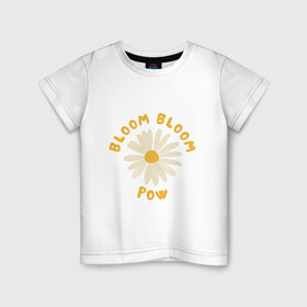 Детская футболка хлопок с принтом THE BOYZ Bloom Bloom Pow Cute  в Кировске, 100% хлопок | круглый вырез горловины, полуприлегающий силуэт, длина до линии бедер | Тематика изображения на принте: 3racha | bts | bts idol | drake | exid hot pink | ikon | kpop | sleepy baby wolf | stay gold | the boyz bloom bloom pow cute retro lyrics | кейпоп | корейская музыка | корея | кпоп | поп