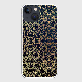 Чехол для iPhone 13 mini с принтом ПерсидСкие Узоры в Кировске,  |  | абстракция | золотистая | золото | узор | узоры