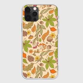 Чехол для iPhone 12 Pro с принтом AUTUMN LEAVES в Кировске, силикон | область печати: задняя сторона чехла, без боковых панелей | autumn | cute | fancy | nature