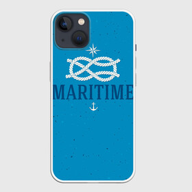 Чехол для iPhone 13 с принтом Морской ВМФ в Кировске,  |  | Тематика изображения на принте: веревка | вмф | волна | море | морской | моряк | океан | профессия | узел | якорь