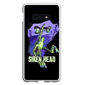 Чехол для Samsung S10E с принтом СИРЕНОГОЛОВЫЙ  SIREN HEAD в Кировске, Силикон | Область печати: задняя сторона чехла, без боковых панелей | siren head | игра | монстр | сиреноголовый | существо | хоррор