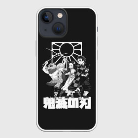 Чехол для iPhone 13 mini с принтом Demon Slayers Team в Кировске,  |  | anime | kimetsu no yaiba | аниме | анимэ | клинок рассекающий демонов