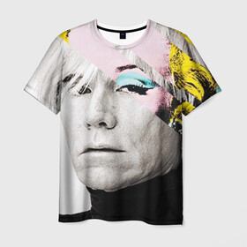 Мужская футболка 3D с принтом Энди Уорхол | Andy Warhol в Кировске, 100% полиэфир | прямой крой, круглый вырез горловины, длина до линии бедер | andy warhol | художник | энди уорхол