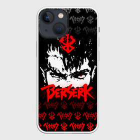 Чехол для iPhone 13 mini с принтом BERSERK (ЛОГО) в Кировске,  |  | anime | berserk | manga | аниме | берсерк | гатс | манга | череп