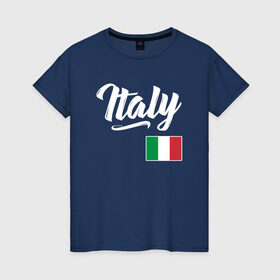 Женская футболка хлопок Italy купить в Кировске