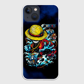 Чехол для iPhone 13 с принтом Луффи пират Соломенной Шляпы в Кировске,  |  | anime | manga | monkey d. luffy | one piece | аниме | большой куш | ван пис | вон пис | капитан | король пиратов | луси | луфи | луффи | луффи но уми | луффи таро | манга | манки д. луффи | монки | мугивара | пират