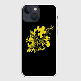 Чехол для iPhone 13 mini с принтом Рыцарь Орнштейн Dark Souls в Кировске,  |  | dark | dark souls | knight | ornstein | souls | дарк | дарк соулс | копьё | орнстейн | орнштейн | рыцарь | соулс