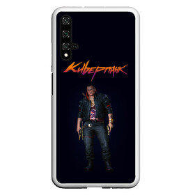 Чехол для Honor 20 с принтом CYBERPUNK 2077 | КИБЕРПАНК (Z) в Кировске, Силикон | Область печати: задняя сторона чехла, без боковых панелей | cd project red | cyberpunk 2077 | demon | keanu reeves | samurai | smile | vi | арасака | ви | демон | киану ривз | киберпанк 2077 | найт сити | самураи | смайл