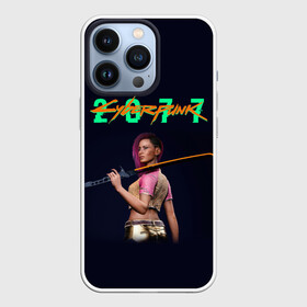 Чехол для iPhone 13 Pro с принтом CYBERPUNK 2077 | КИБЕРПАНК (Z) в Кировске,  |  | cd project red | cyberpunk 2077 | demon | keanu reeves | samurai | smile | vi | арасака | ви | демон | киану ривз | киберпанк 2077 | найт сити | самураи | смайл