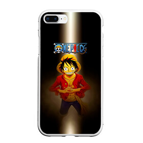 Чехол для iPhone 7Plus/8 Plus матовый с принтом Луффи One Piece. Большой куш в Кировске, Силикон | Область печати: задняя сторона чехла, без боковых панелей | anime | manga | monkey d. luffy | one piece | аниме | большой куш | ван пис | веселый роджер | вон пис | капитан | король пиратов | луси | луфи | луффи | манга | манки д. луффи | мугивара | пират | пираты белоуса