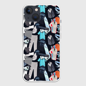 Чехол для iPhone 13 с принтом СтиЛьная Одежда в Кировске,  |  | мода | мужчины | очки | паттерн | стиль