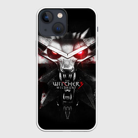 Чехол для iPhone 13 mini с принтом THE WITCHER LOGO в Кировске,  |  | logo | the witcher | ведьмак | зе витчер | игра | компьютерная игра | лого | логотип
