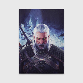 Обложка для автодокументов с принтом THE WITCHER / GERALT OF RIVIA в Кировске, натуральная кожа |  размер 19,9*13 см; внутри 4 больших “конверта” для документов и один маленький отдел — туда идеально встанут права | the witcher | ведьмак | геральт | зе витчер | игра | компьютерная игра