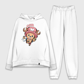 Женский костюм хлопок Oversize с принтом Тони Тони Чоппер | One Piece в Кировске,  |  | one piece | tony tony chopper | аниме | большой куш | ван пис | великий флот | вон пис | врач | любитель сладкой ваты | манга | ниндзя пирато минко самурайский альянс | пират | пираты соломенной шляпы