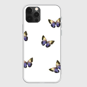 Чехол для iPhone 12 Pro Max с принтом Бабочки акварелью в Кировске, Силикон |  | акварель | бабочка | крылья | насекомое | рисунок
